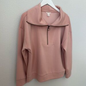 ☀️ NWOT CASLON Quarter Zip Scuba Knit Sweatshirt